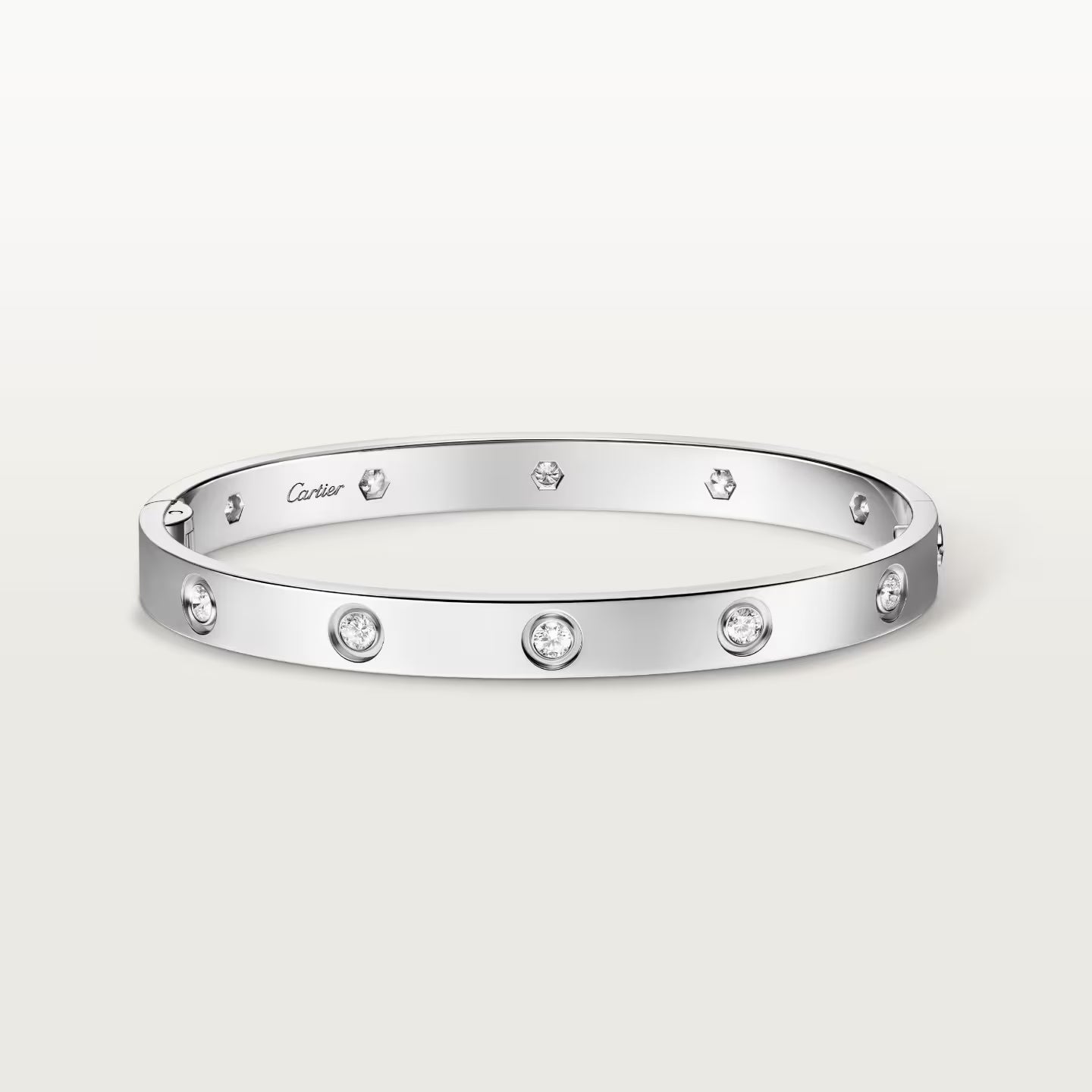 Bracelet LOVE, modèle classique, 10 diamants