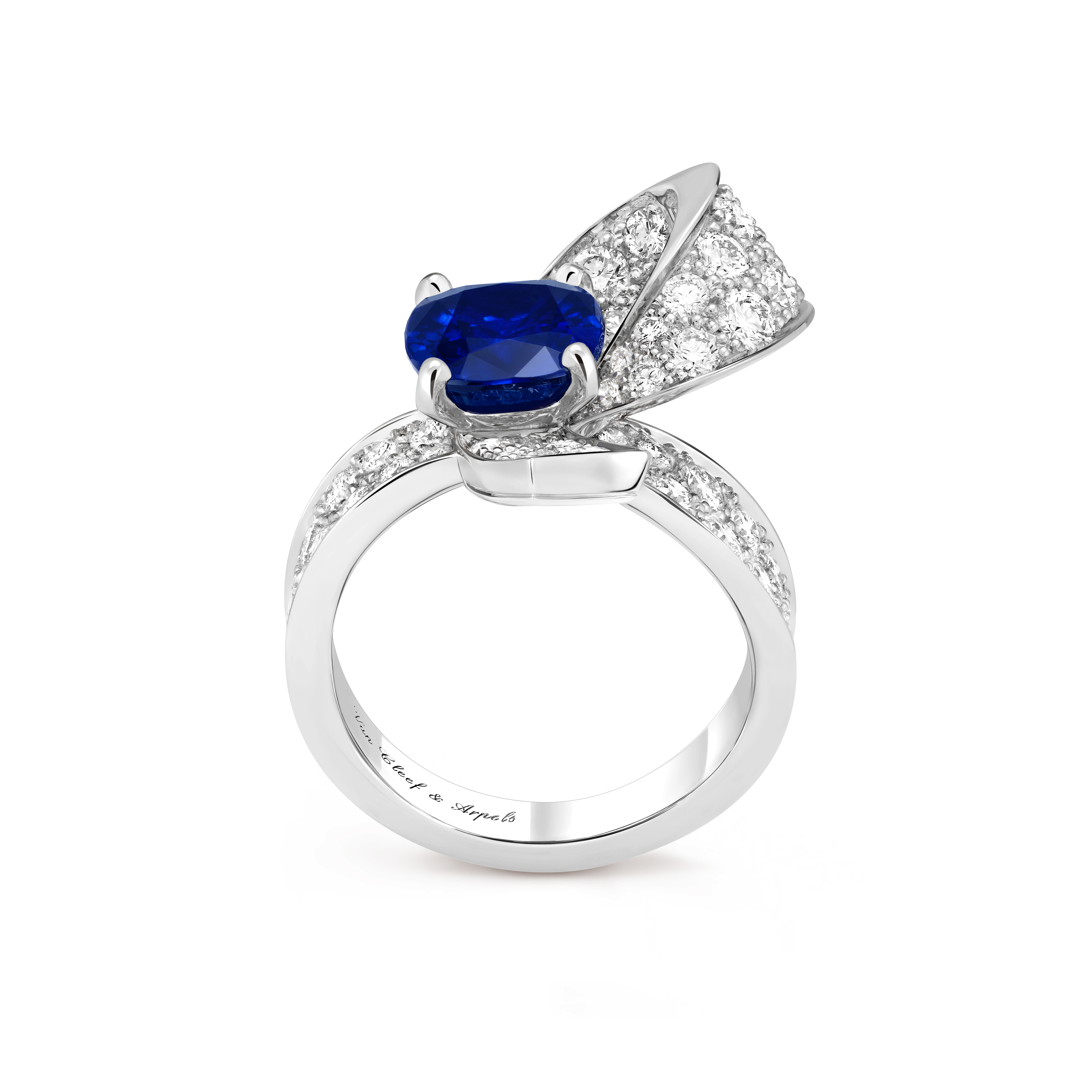 Solitaire Boucle Saphir 2,83 cts
