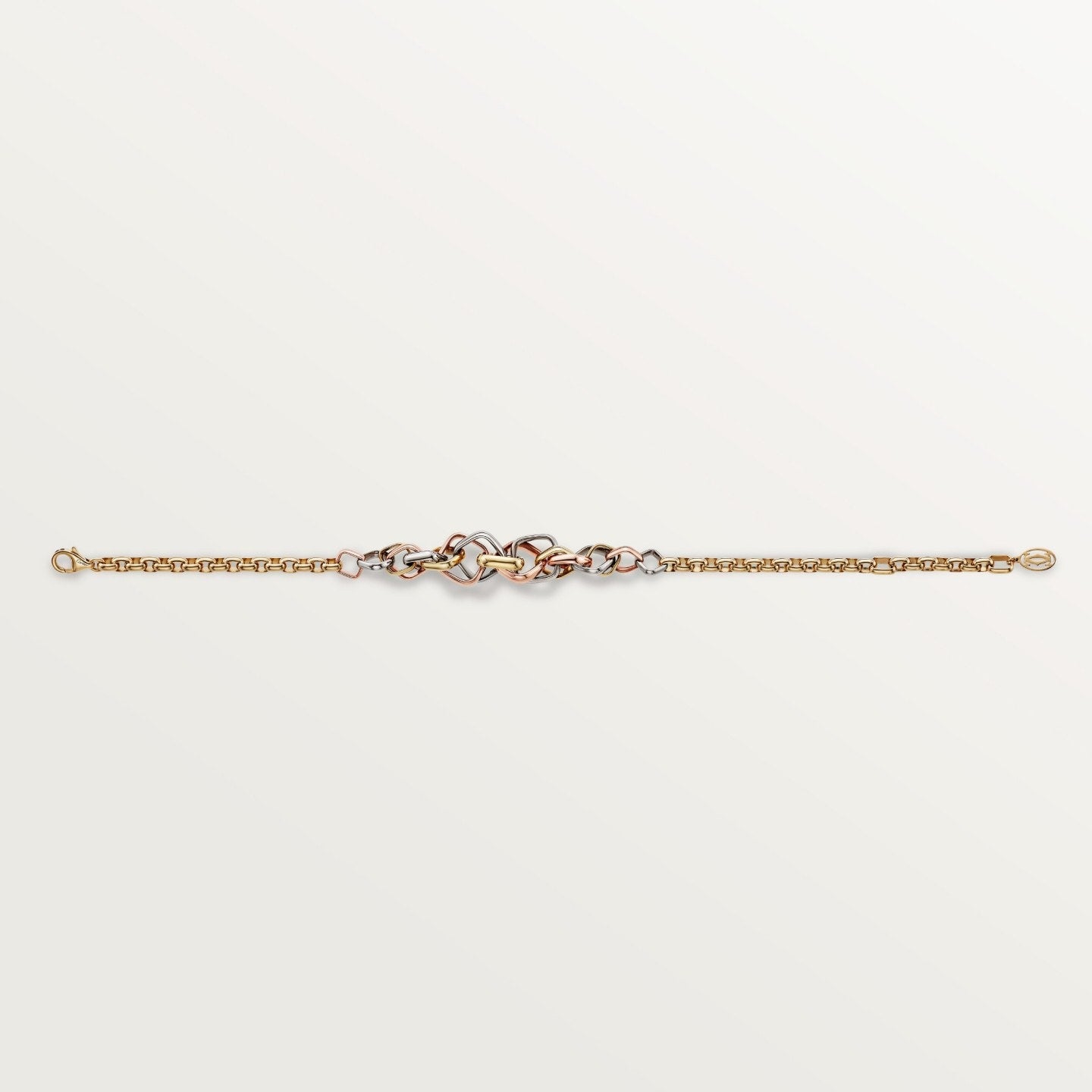 Bracelet Trinity, de forme coussin