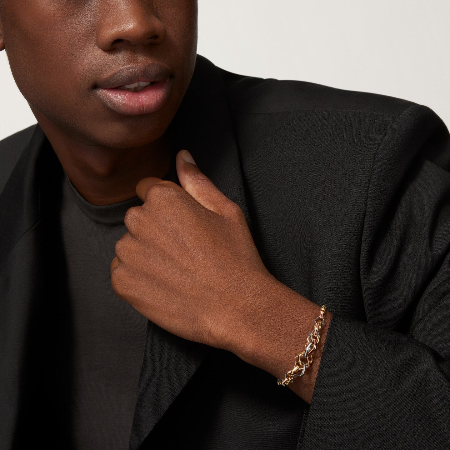 Bracelet Trinity, de forme coussin