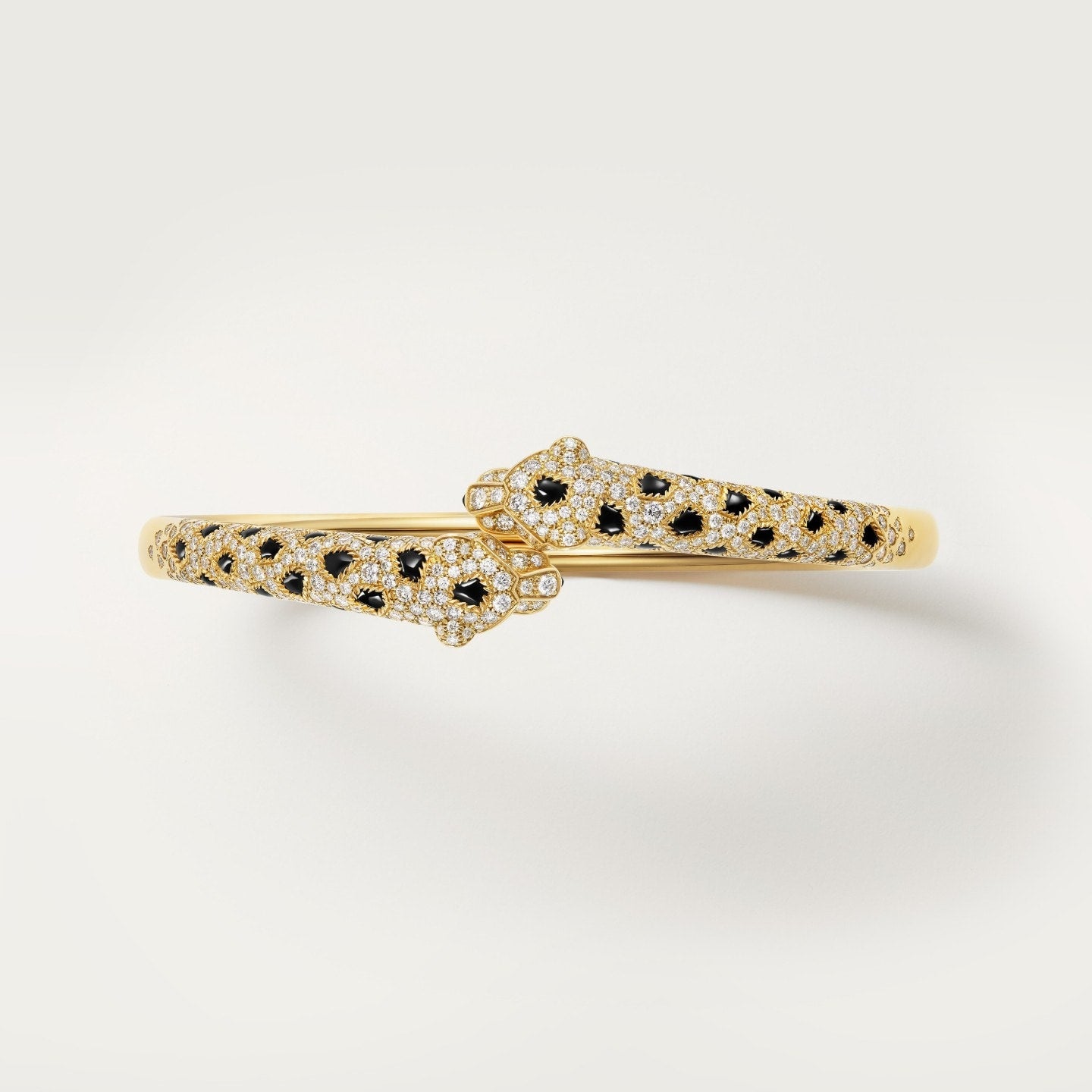 Bracelet Panthère de Cartier, semi-pavé