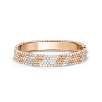 Bracelet Perlée diamants, 5 rangs