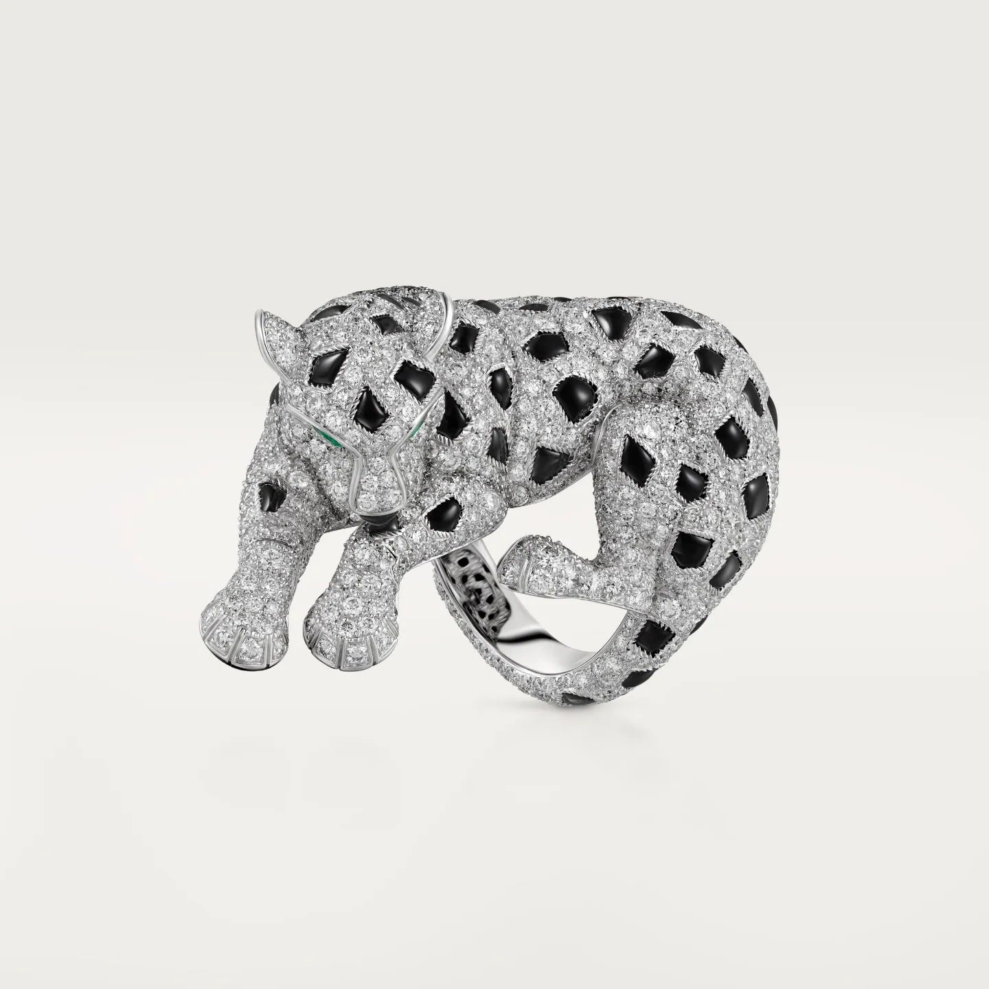 Bague Panthère de Cartier, pavée