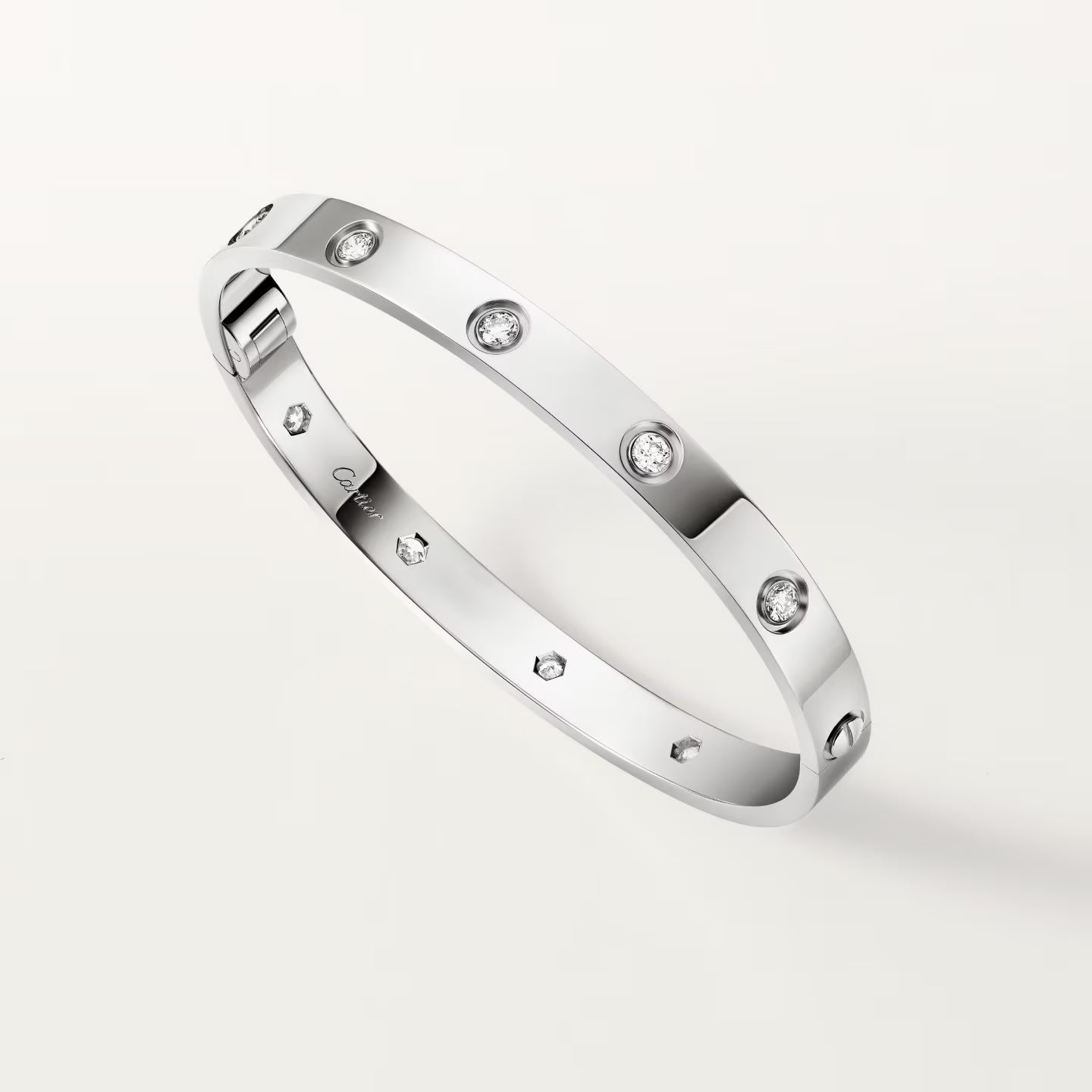 Bracelet LOVE, modèle classique, 10 diamants
