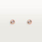 Puces d'oreilles Cartier d'Amour, 2 diamants taille brillant, mini modèle