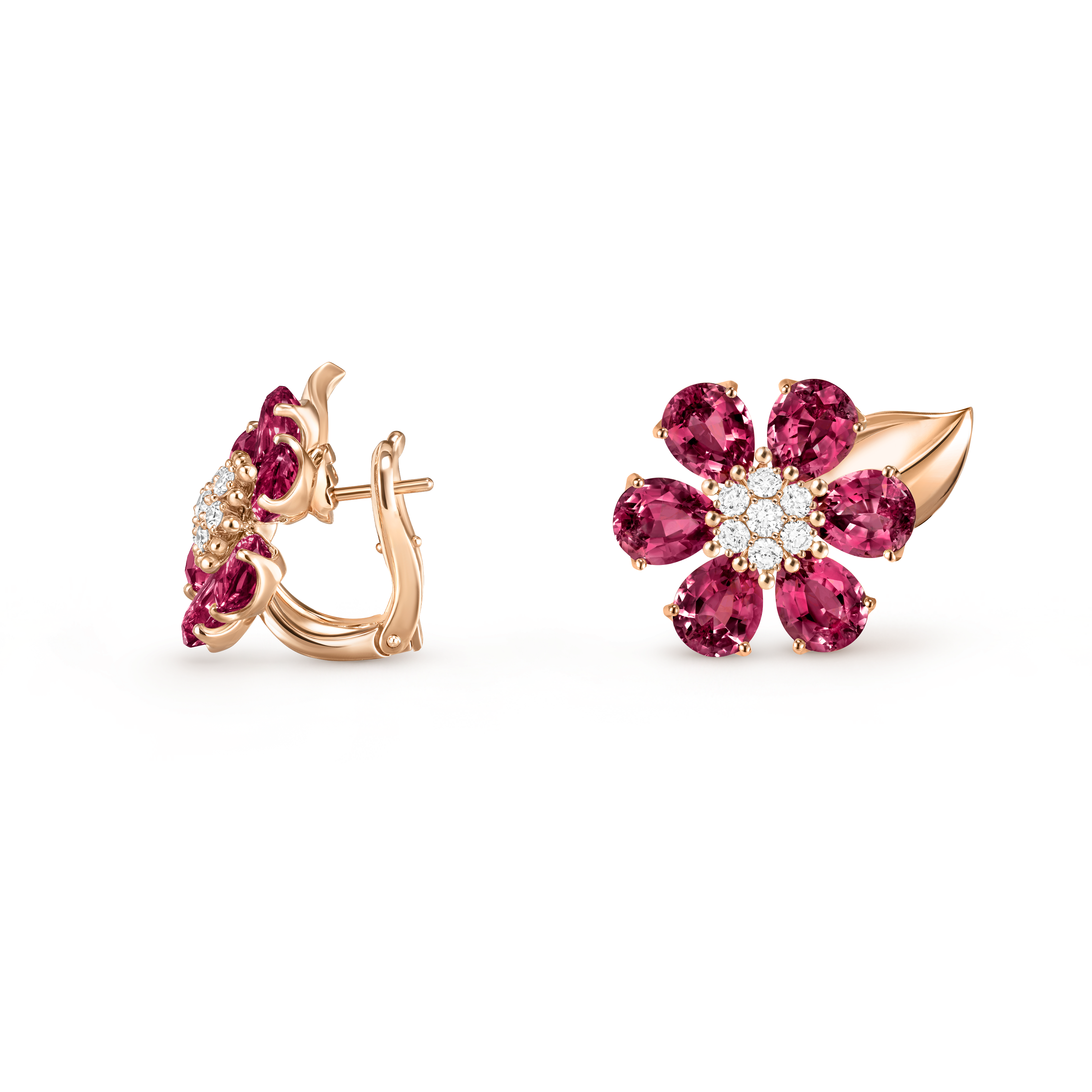 Boucles d’oreilles Fleurs d’Hawaï