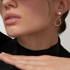 Boucles d'oreilles Juste un Clou, double