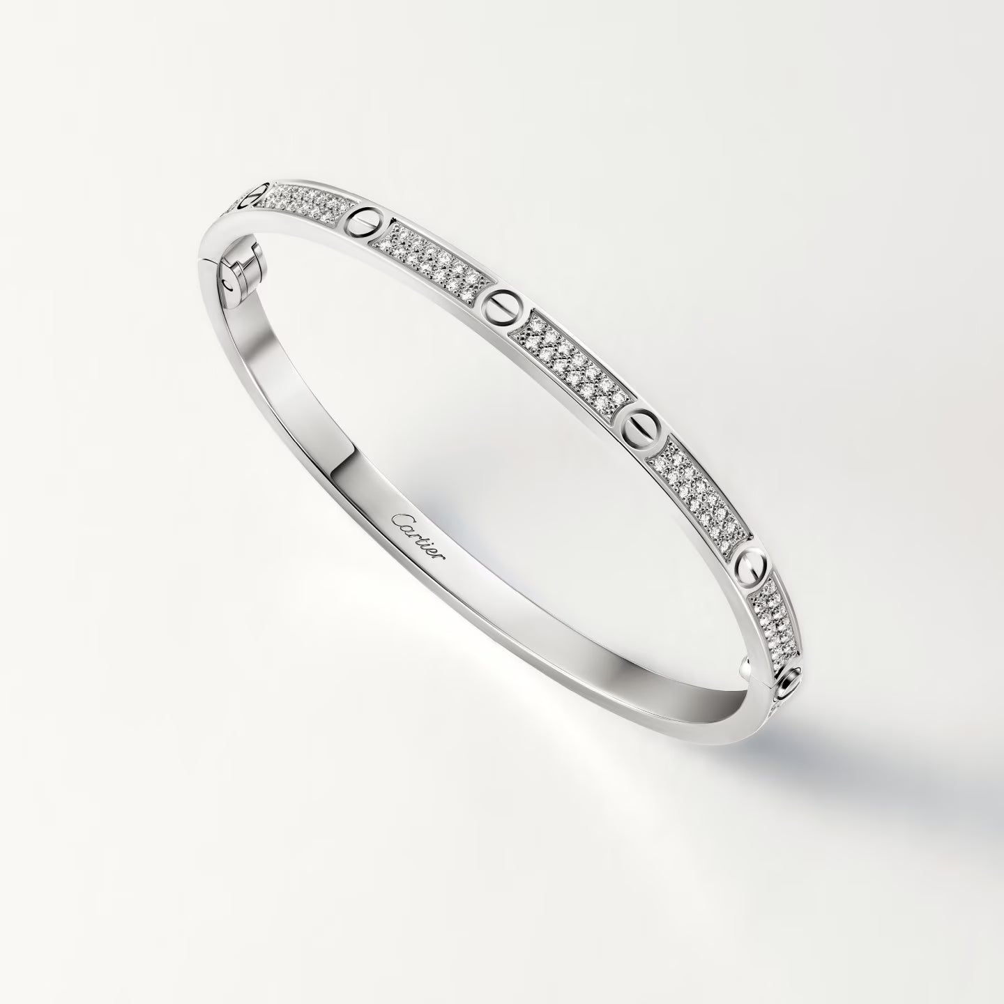 Bracelet LOVE, petit modèle, pavé