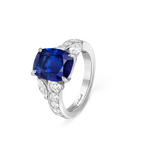 Solitaire Jasmin Saphir 4,46 cts
