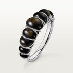 Bracelet Cartier Libre Tressage, obsidienne, diamants