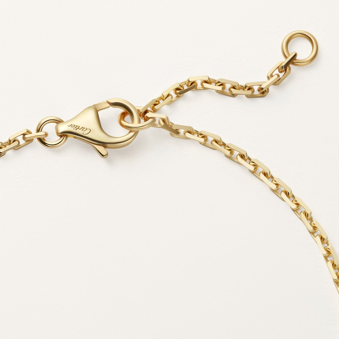 Bracelet LOVE, sur chaîne, semi-pavé