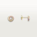 Puces d'oreilles Trinity, diamants taille brillant