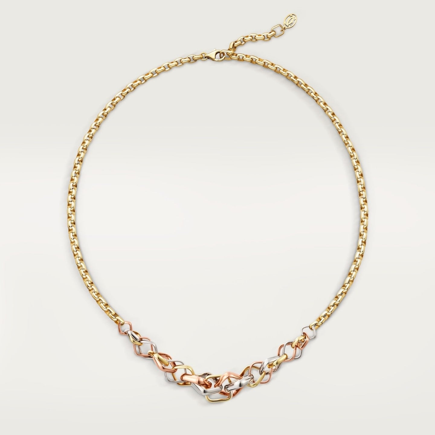 Collier Trinity, de forme coussin, moyen modèle