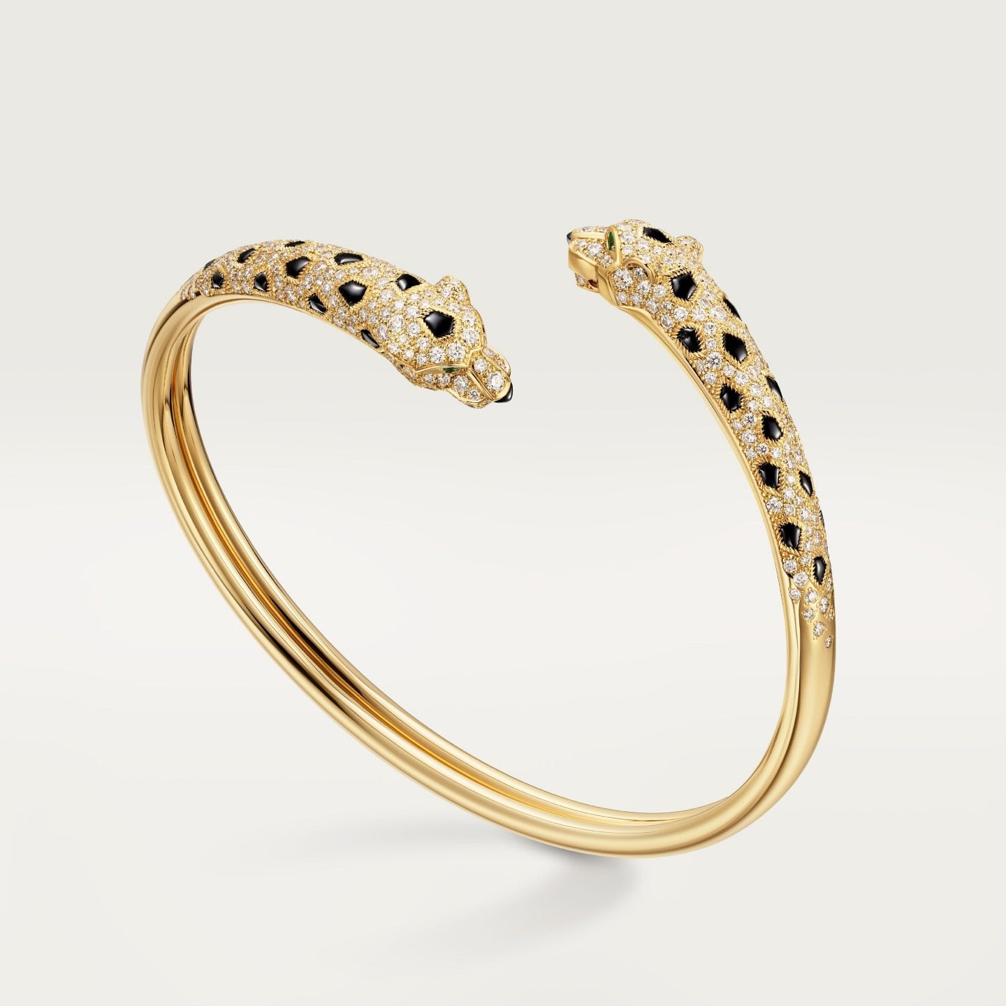 Bracelet Panthère de Cartier, semi-pavé