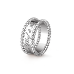 Bague Perlée signature
