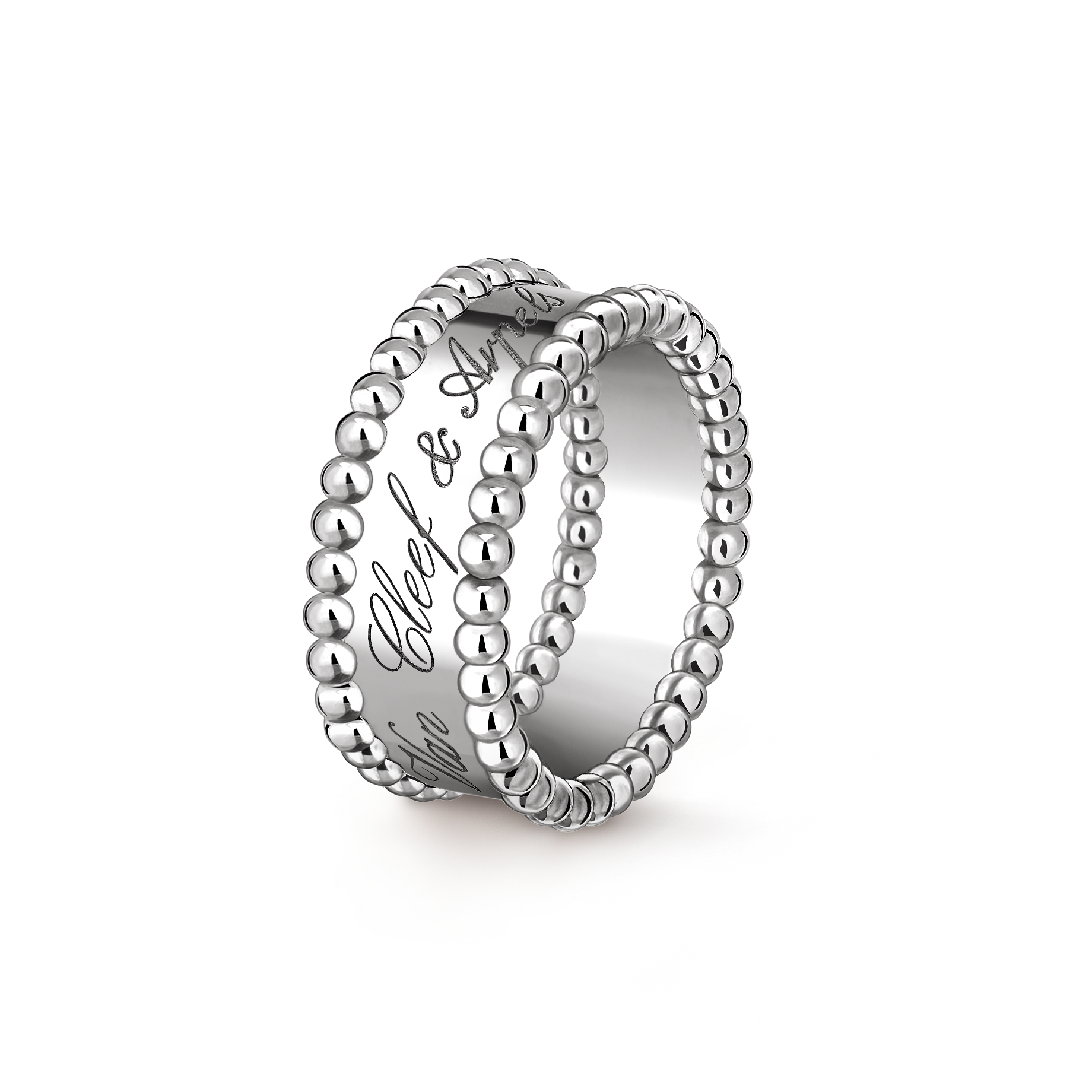 Bague Perlée signature