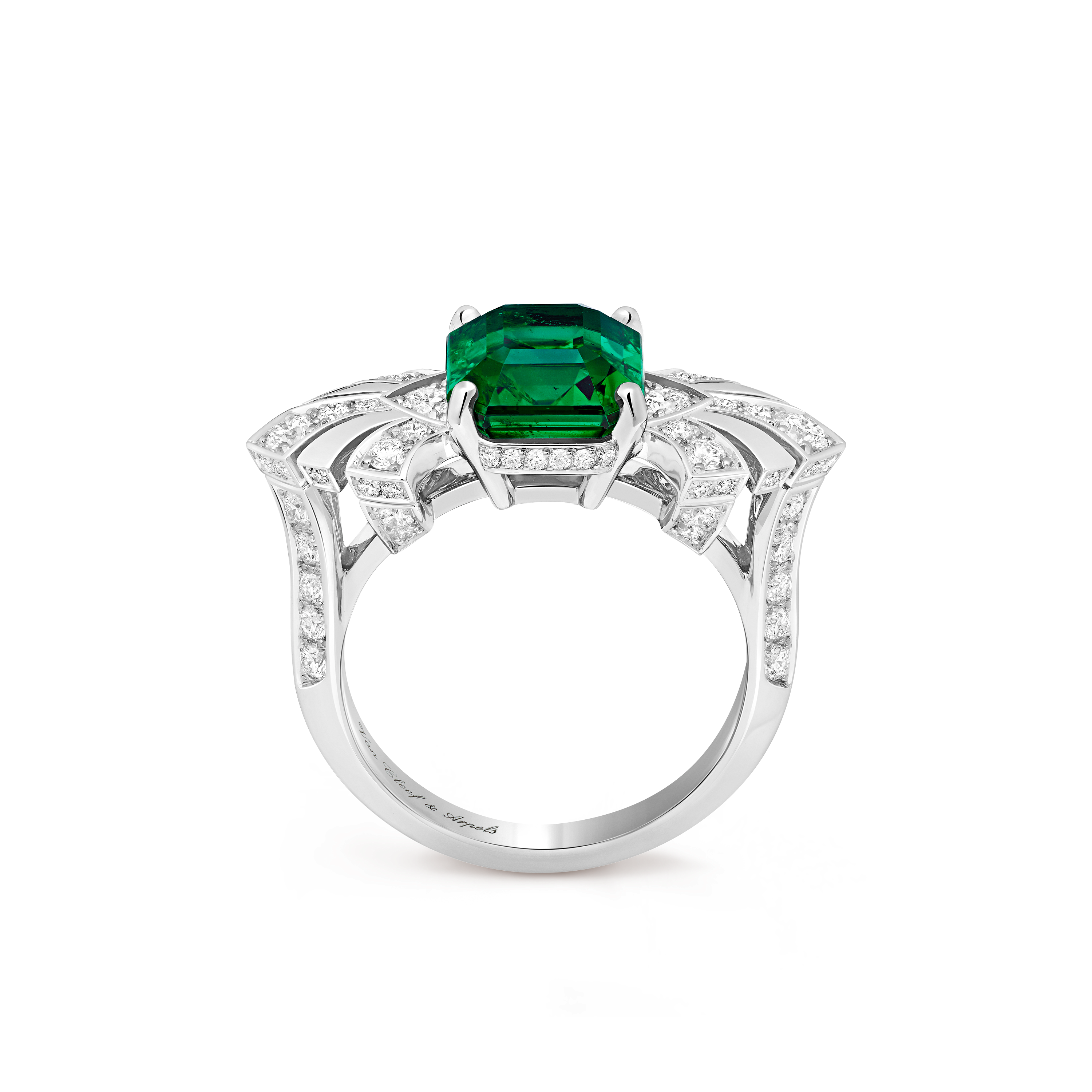 Solitaire Eventails Emeraude 2,92 cts