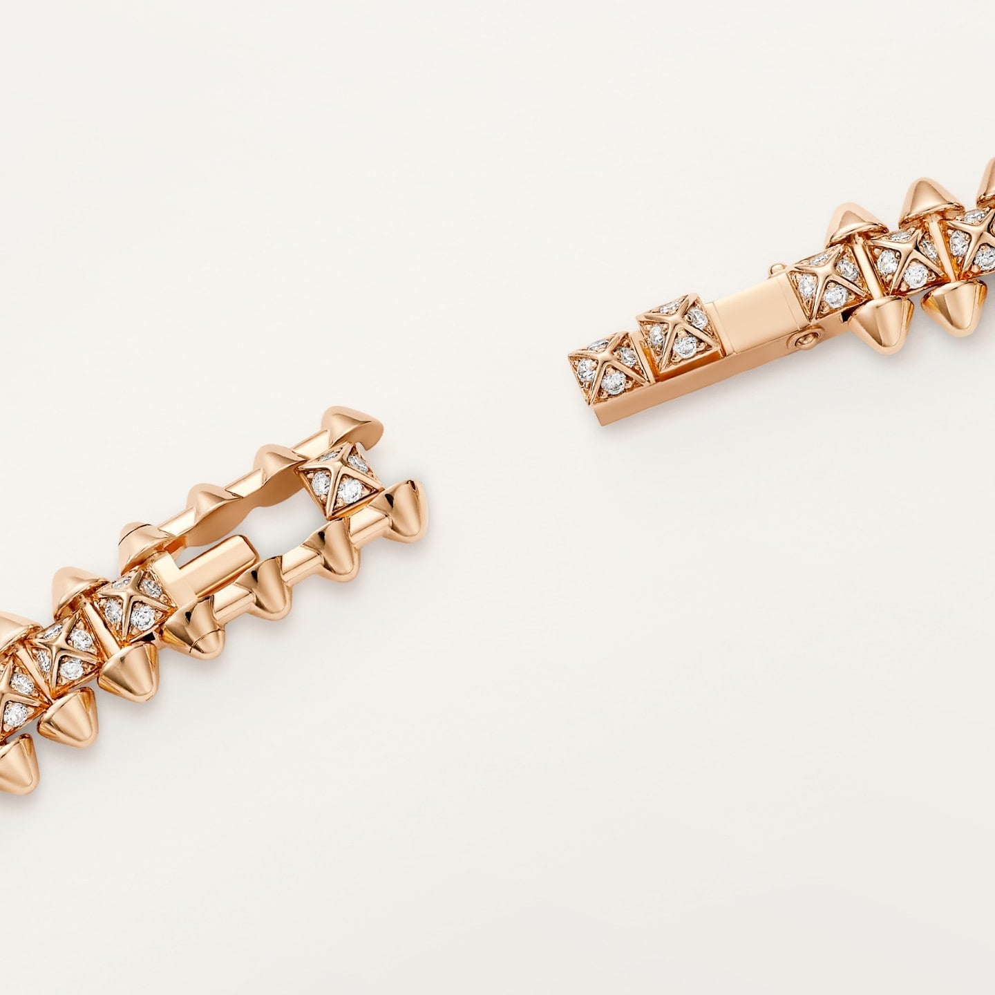 Collier Clash de Cartier, souple, petit modèle, pavé