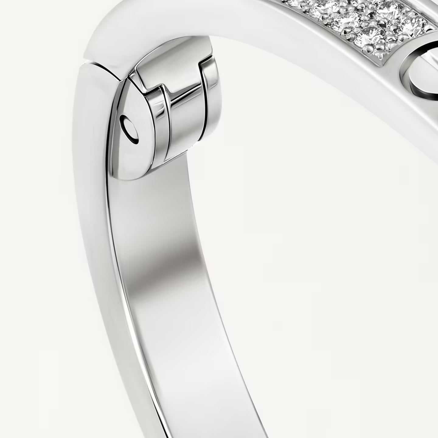 Bracelet LOVE, petit modèle, pavé