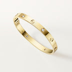 Bracelet LOVE, modèle classique, 4 diamants, fermeture une vis
