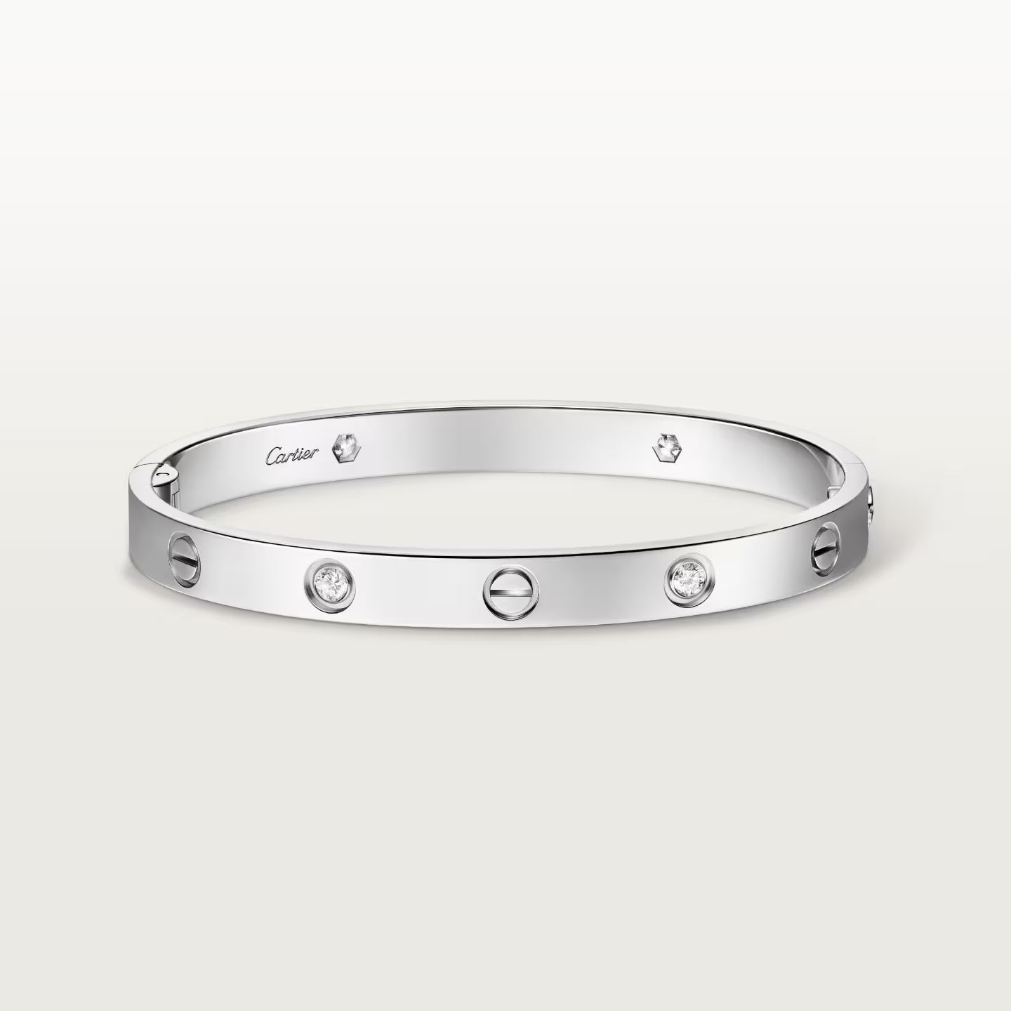 Bracelet LOVE, modèle classique, 4 diamants