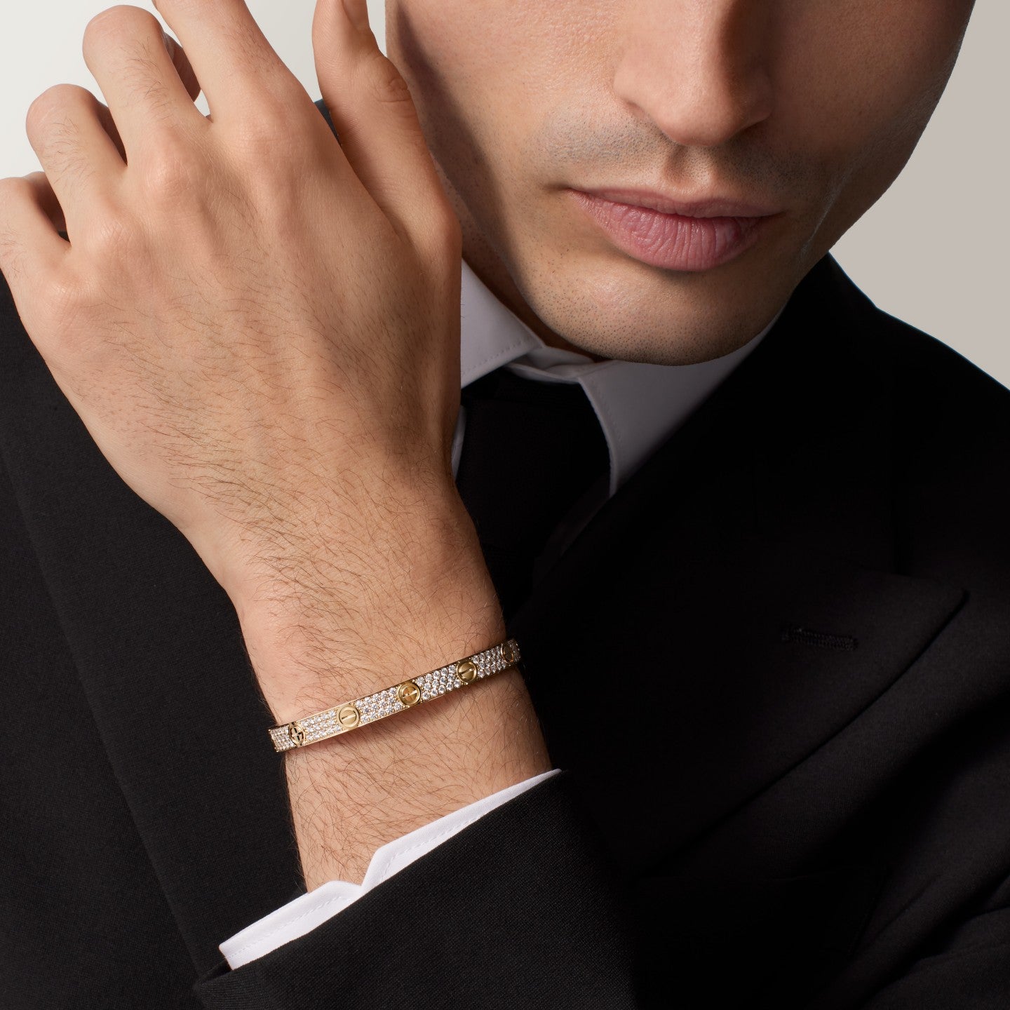 Bracelet LOVE, modèle classique, pavé
