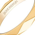 Alliance facette or jaune