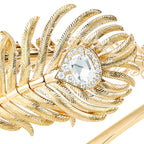 Bracelet plume de paon