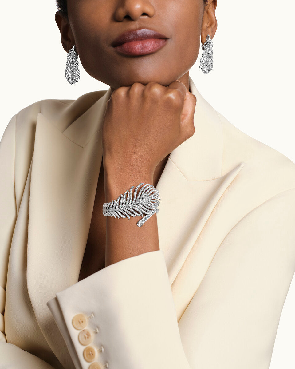 Bracelet plume de paon