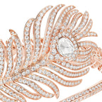 Bracelet plume de paon