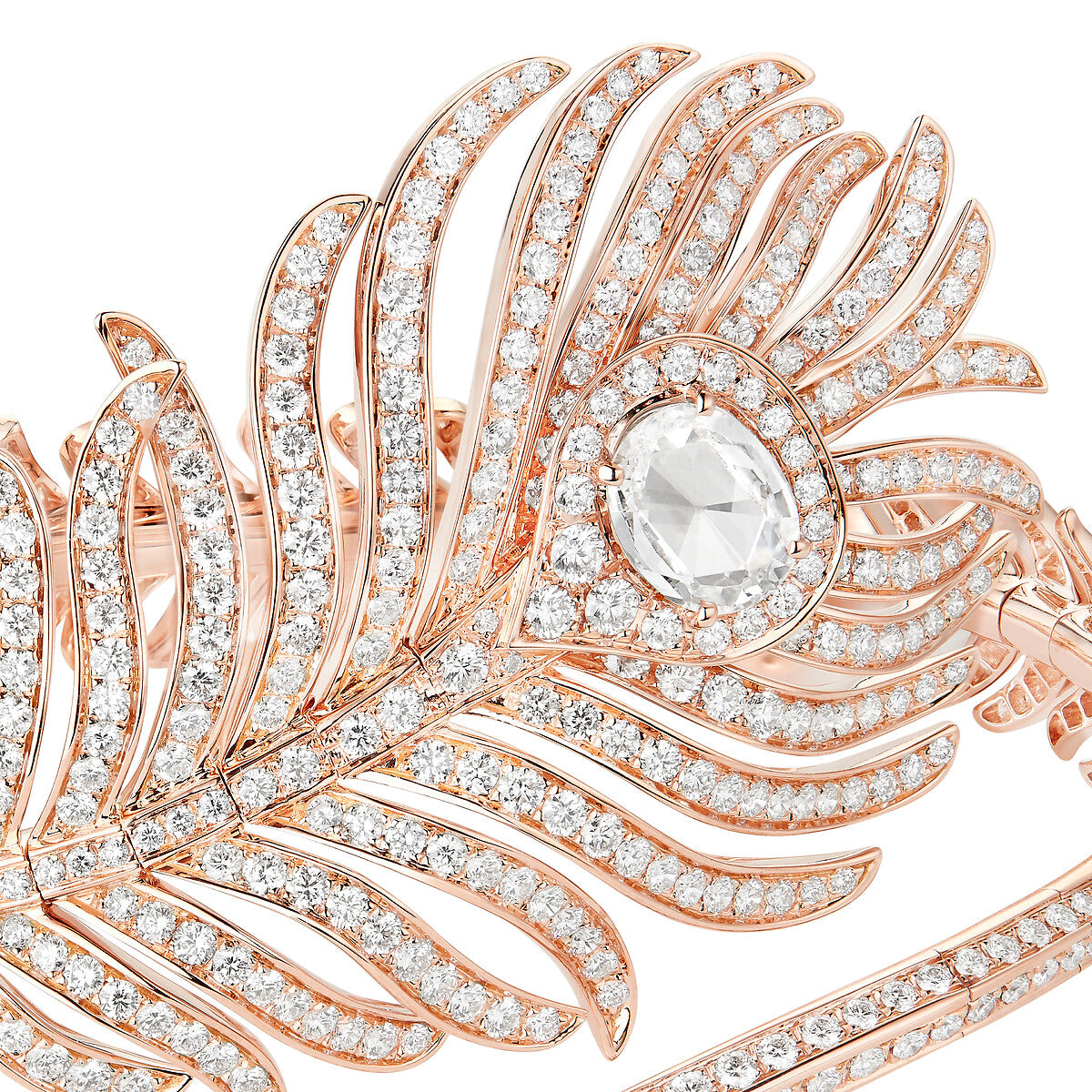 Bracelet plume de paon