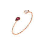Bracelet serpent bohème, motif s