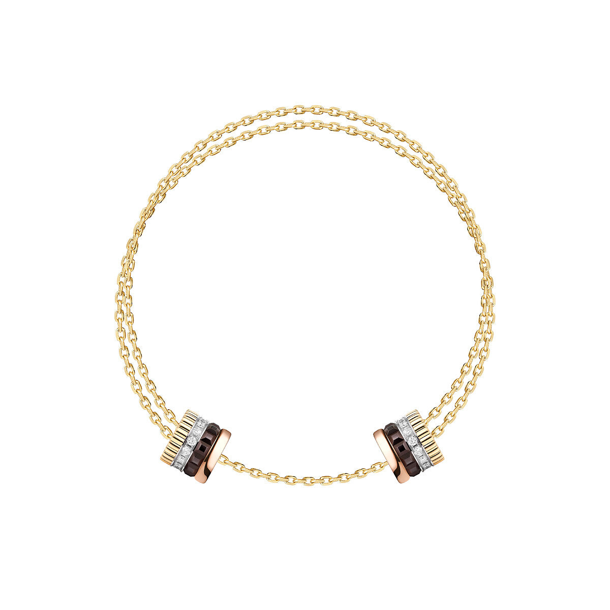 Bracelet quatre classique, 2 motifs