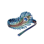 Bracelet plume de paon