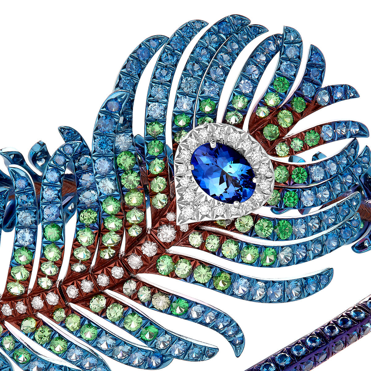 Bracelet plume de paon