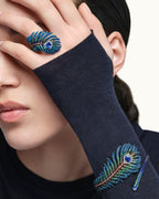 Bracelet plume de paon