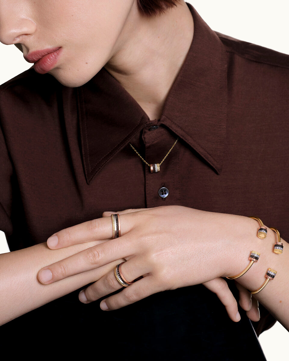 Bracelet quatre classique, 2 motifs