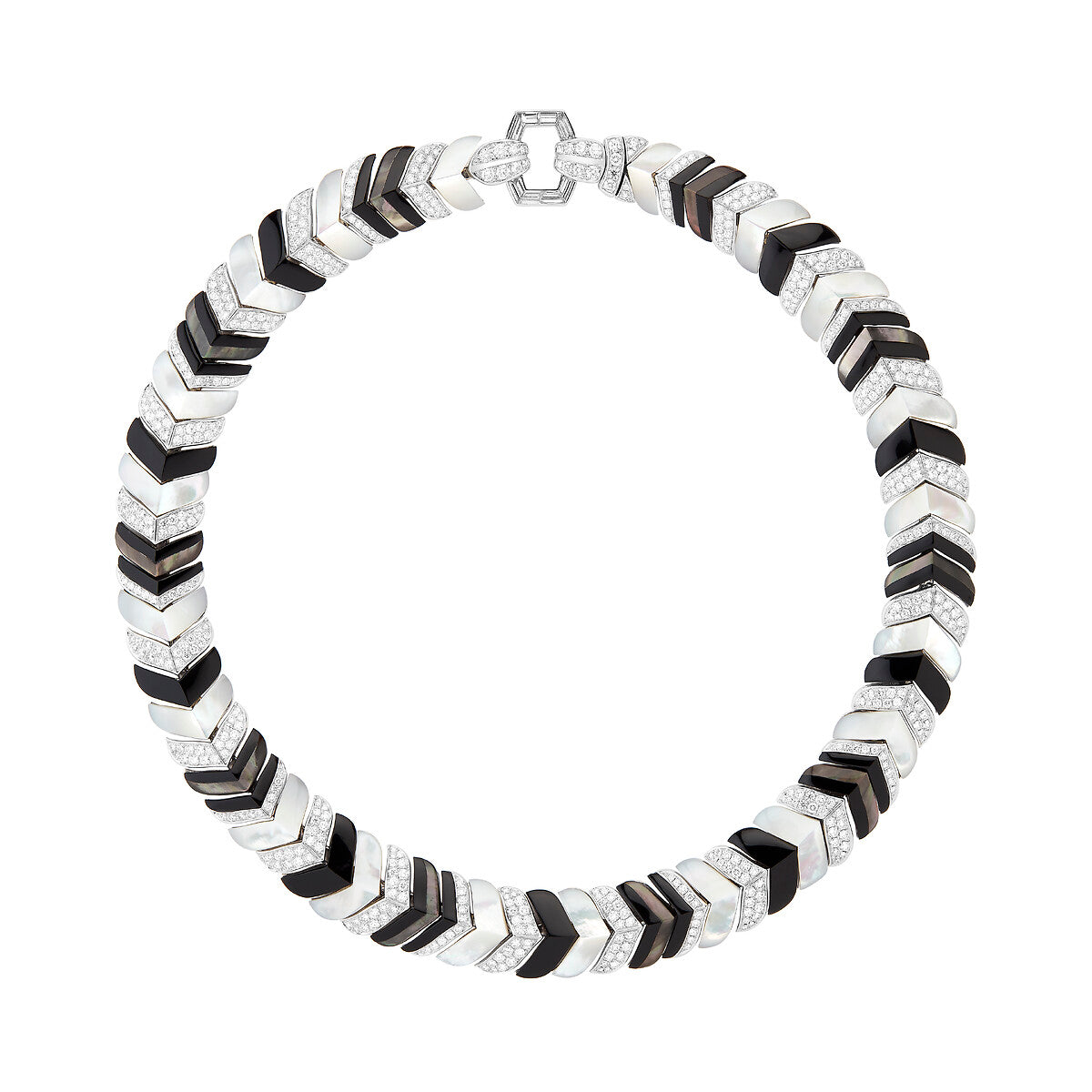 Collier vendôme argentique