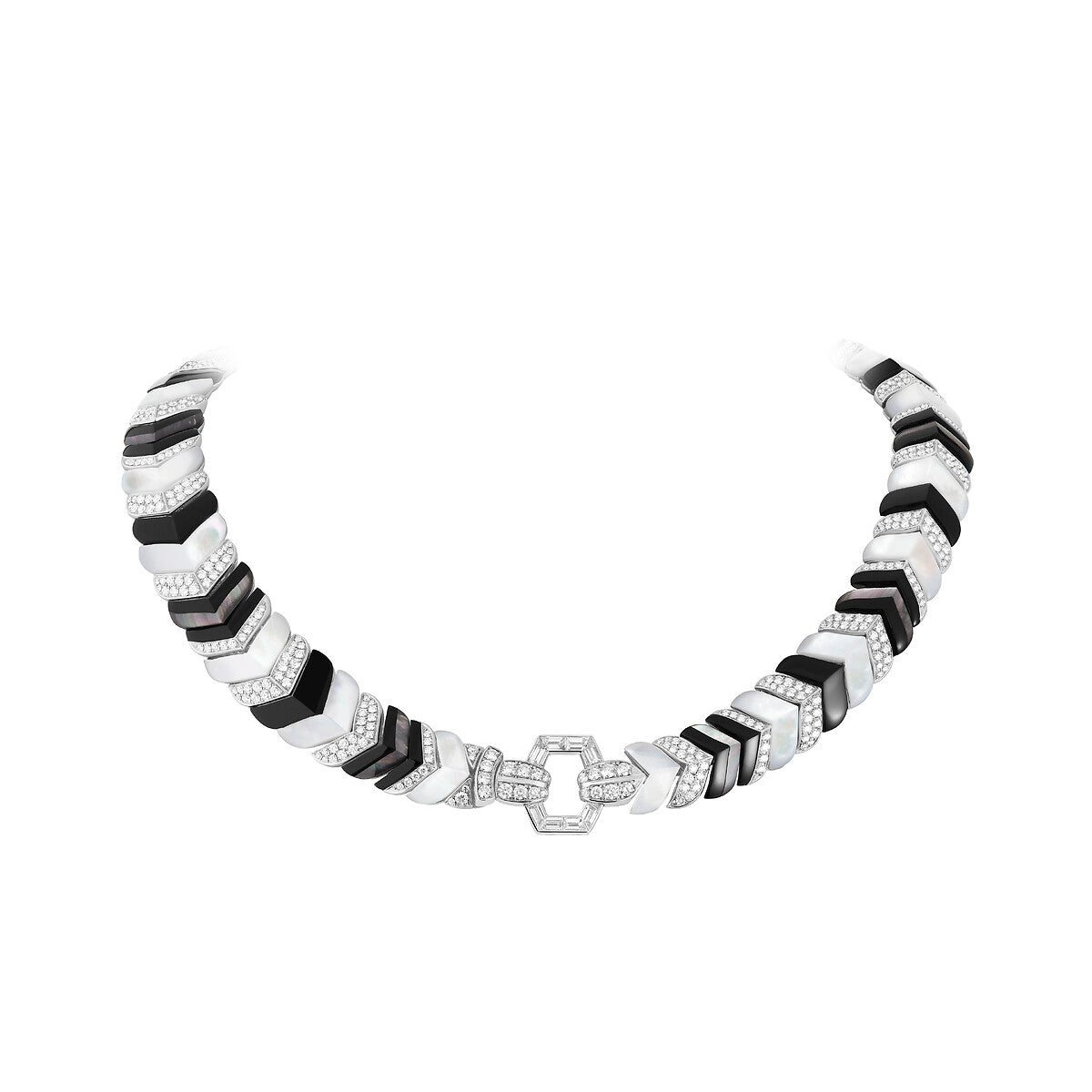 Collier vendôme argentique