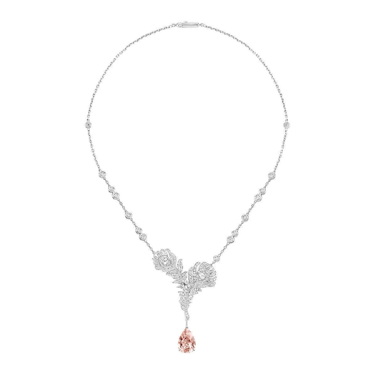 Pendentif plume de paon