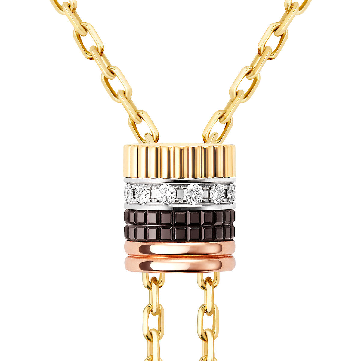 Collier cravate quatre classique, grand modèle