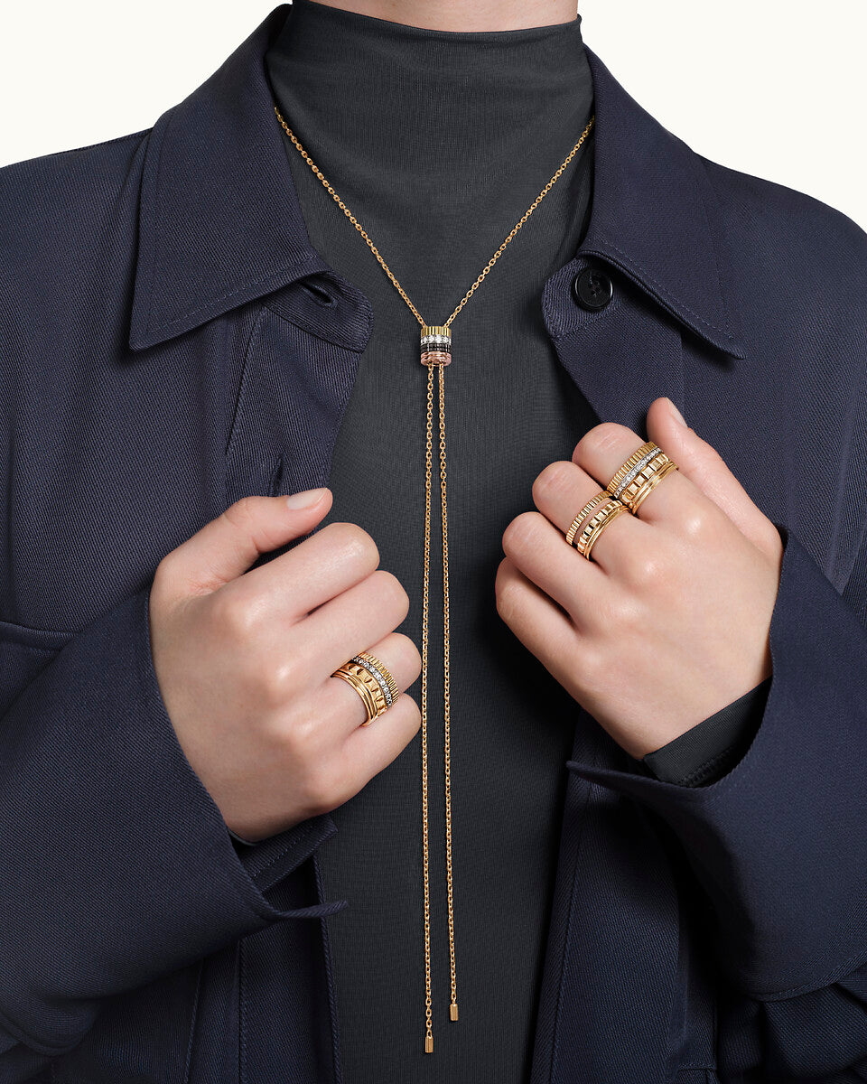 Collier cravate quatre classique, grand modèle