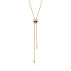 Collier cravate quatre red edition, petit modèle