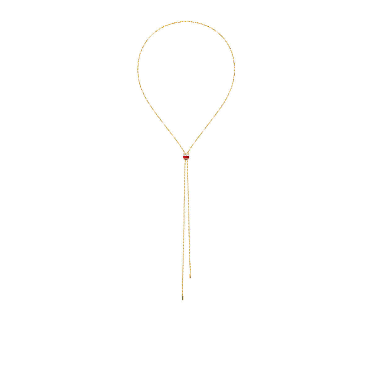 Collier cravate quatre red edition, petit modèle