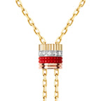 Collier cravate quatre red edition, petit modèle