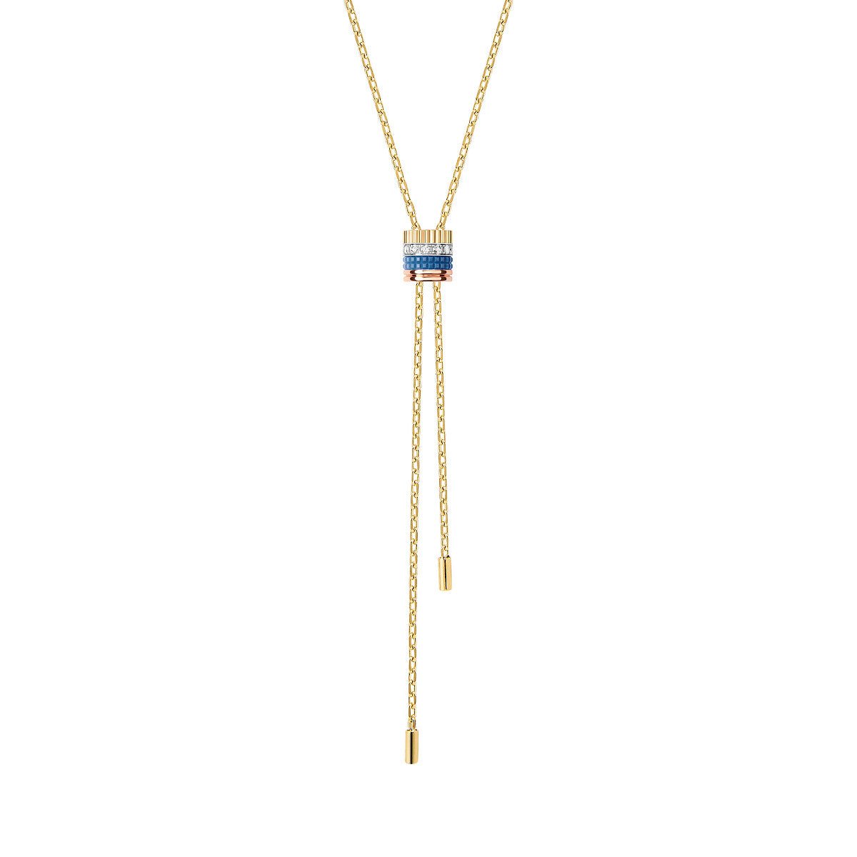 Collier cravate quatre blue edition, petit modèle