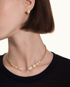 Collier court serpent bohème