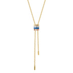 Collier cravate quatre blue edition, grand modèle