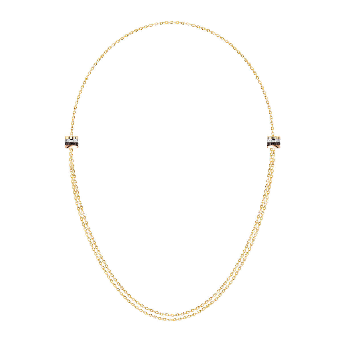Collier quatre classique, 2 motifs