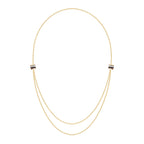 Collier quatre classique, 2 motifs